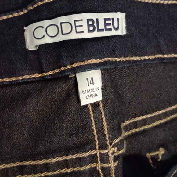 Code Bleu Chelsea Classic Rise Tummy Slimming Straight Jeans 14 NWT - Picture 7 of 11